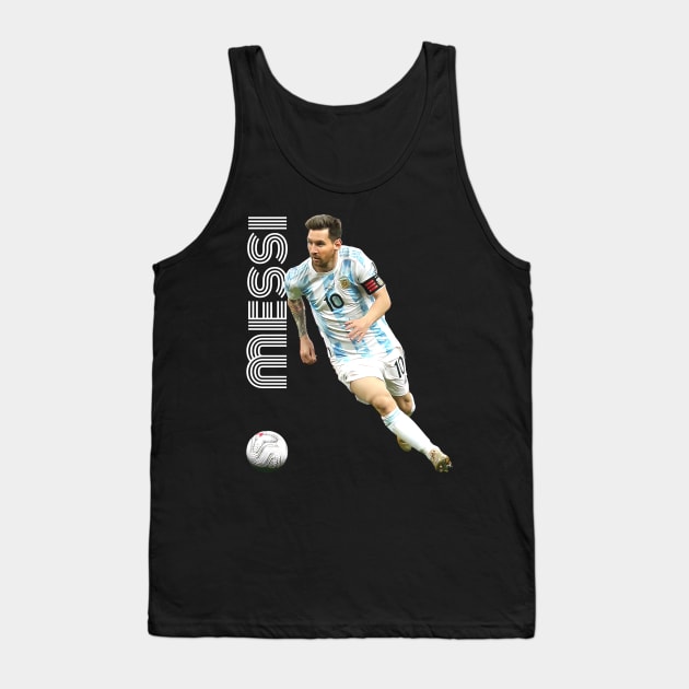 Argentina / Retro Soccer Design Tank Top by DankFutura